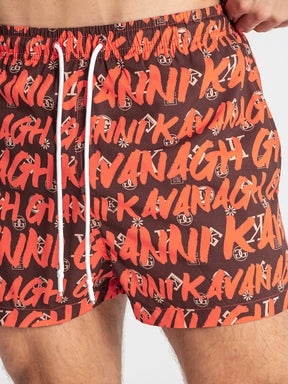 swimshorts / Orange Rebel Swimshorts