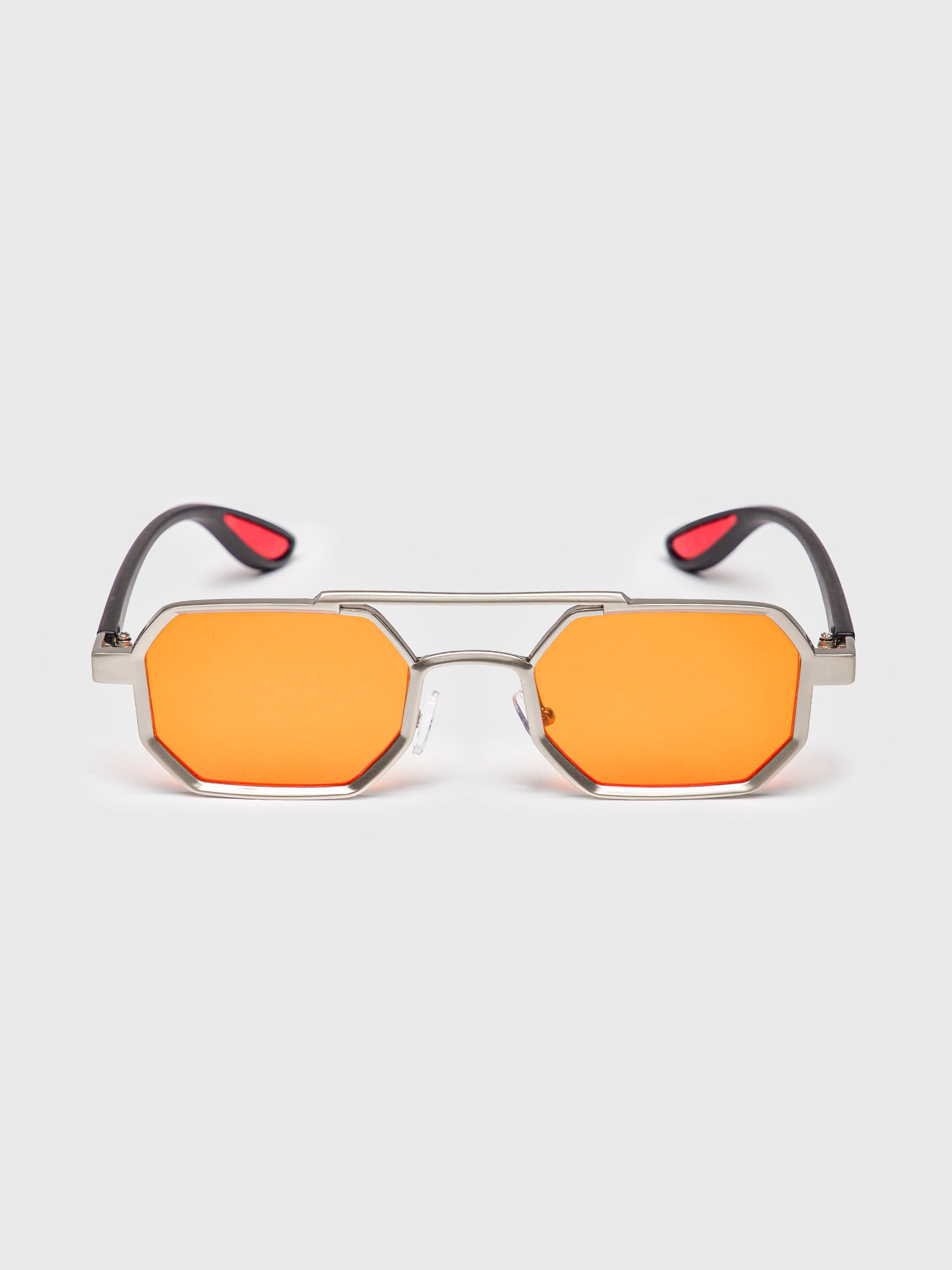 Orange Metal Sunglasses