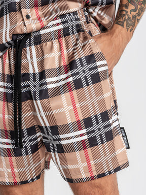 shorts / Multicolor British Satin Shorts