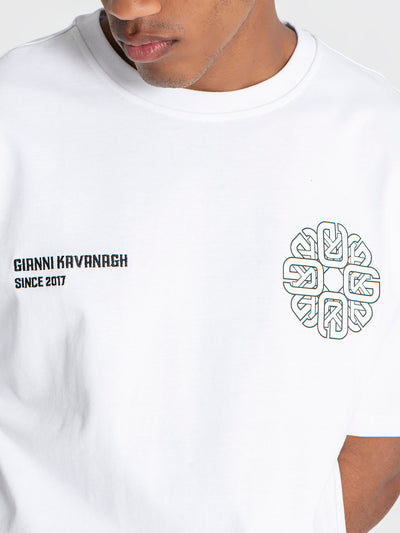 t-shirts / White Structure Tee