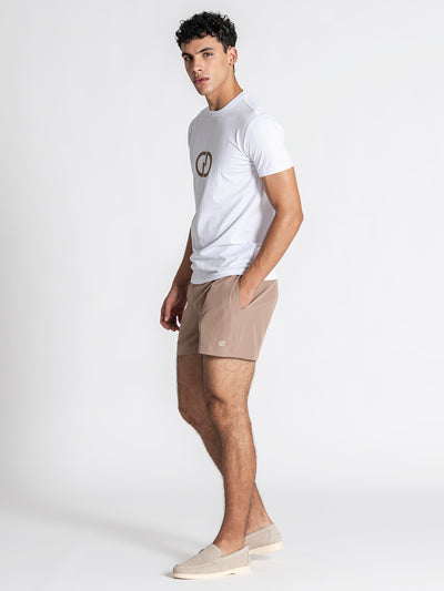 t-shirts / White GG Print Tee