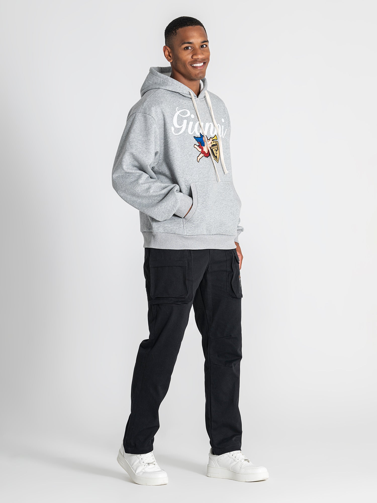 hoodies / Grey Melange Trumpet Hoodie