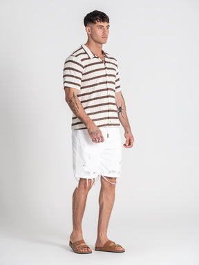 shirts / Brown Nautic Club Shirt
