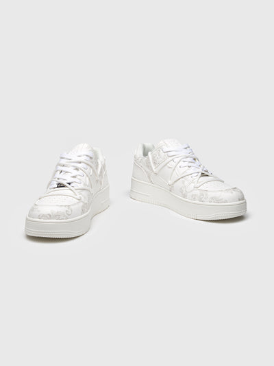 sneakers / White Majestic Wrapped Sneakers