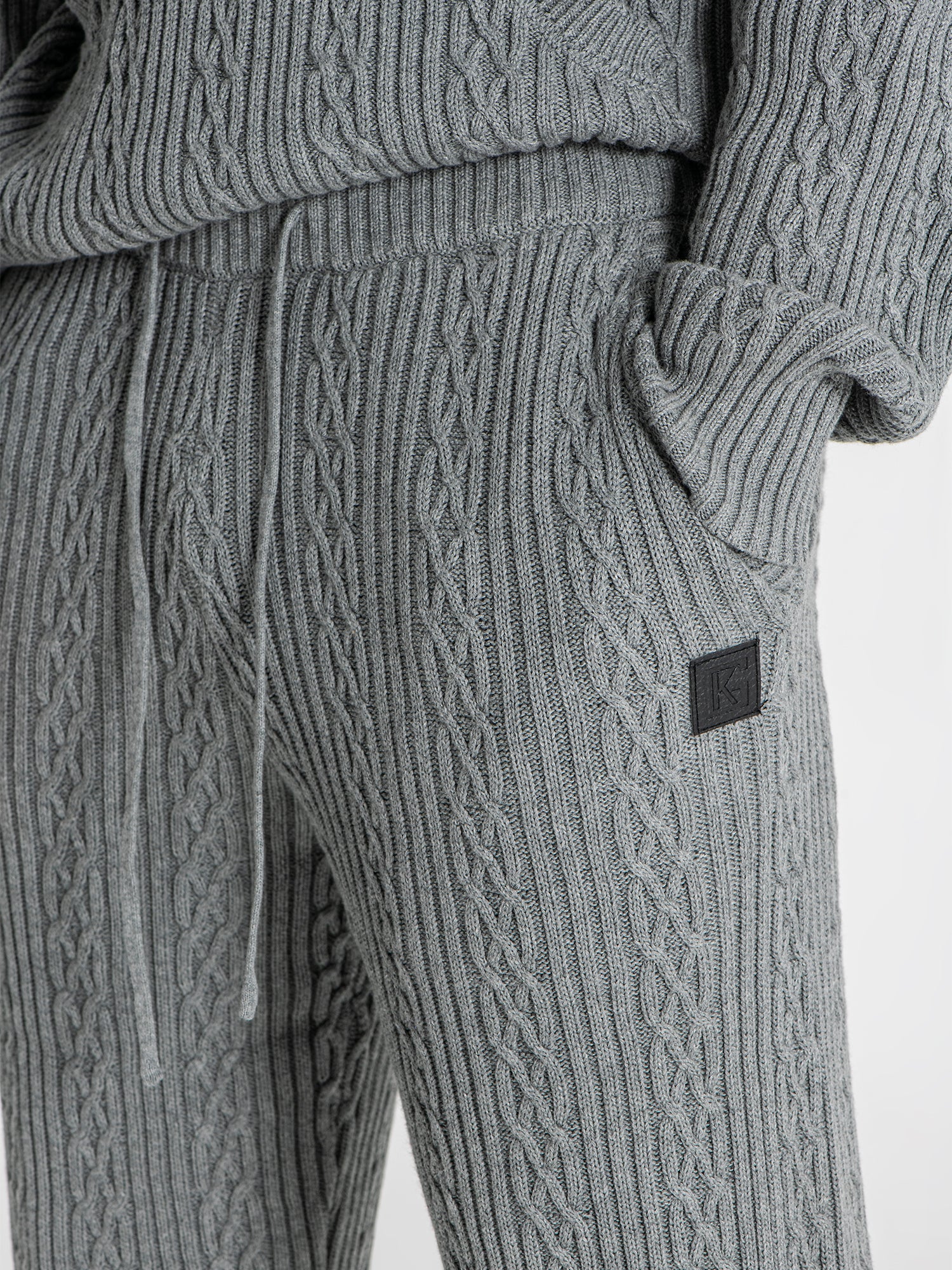 joggers / Grey Core Knit Joggers