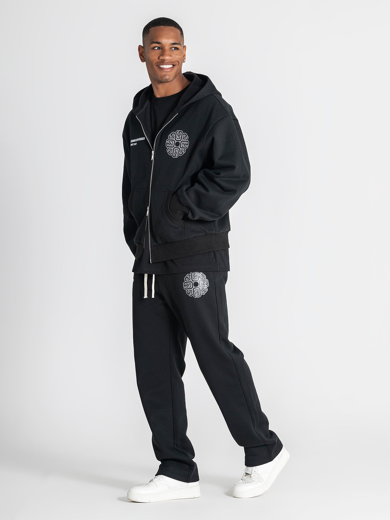 zip jackets / Black Structure Jacket