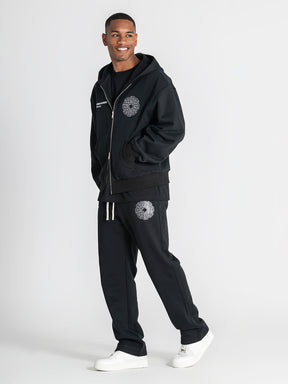 zip jackets / Black Structure Jacket