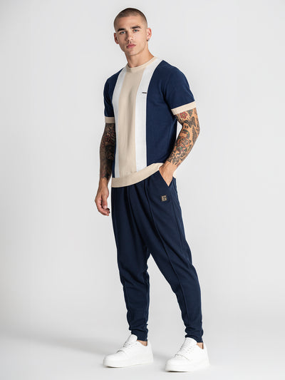 t-shirts / Blue Tower Knit Tee