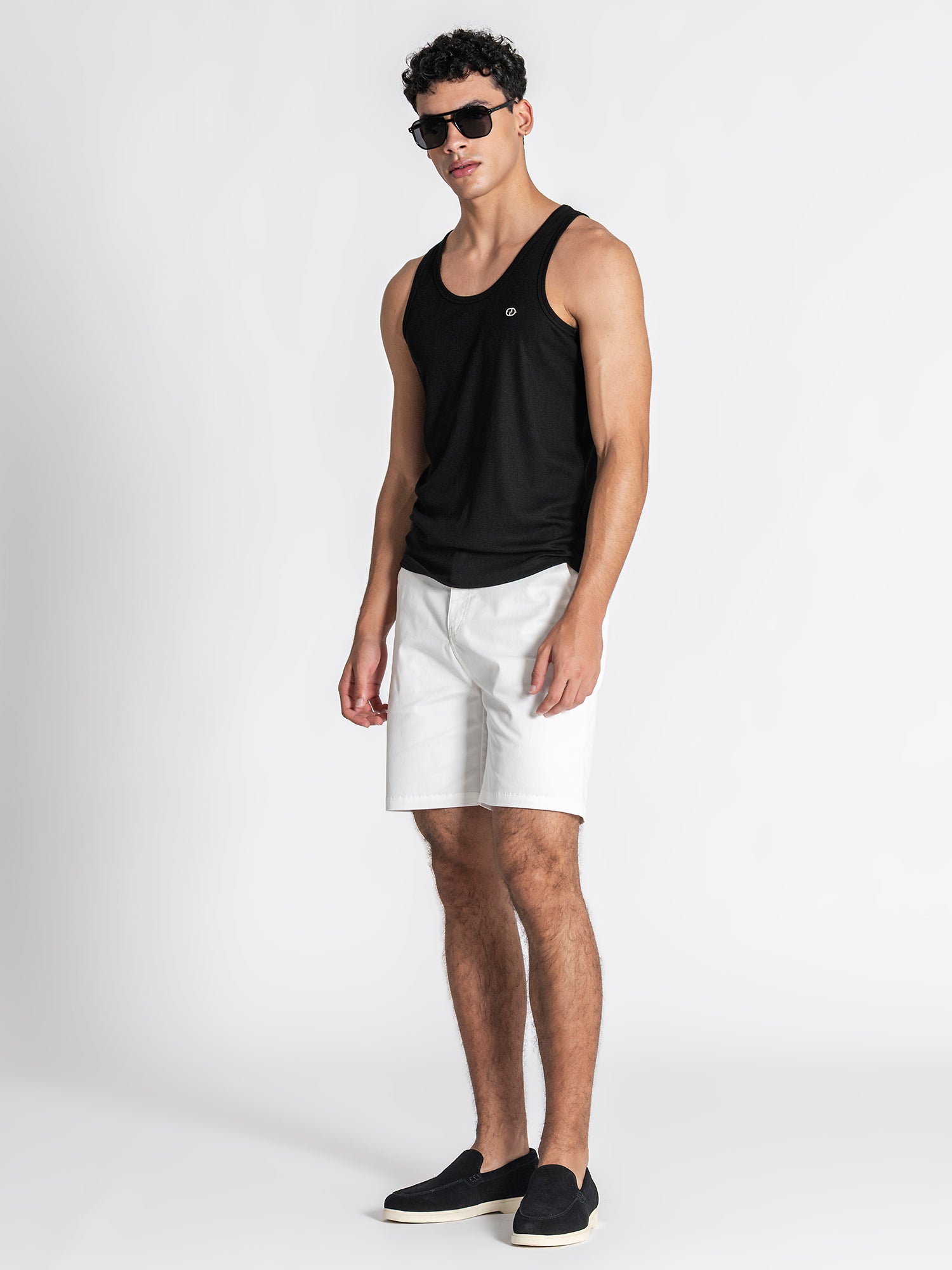 tank tops / Black Essence Ribbed Tanktop