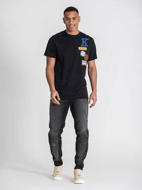 t-shirts / Black Collage Tee