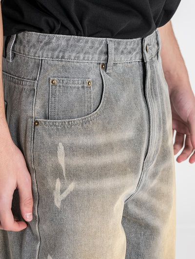 shorts / Grey Vintage Denim Shorts