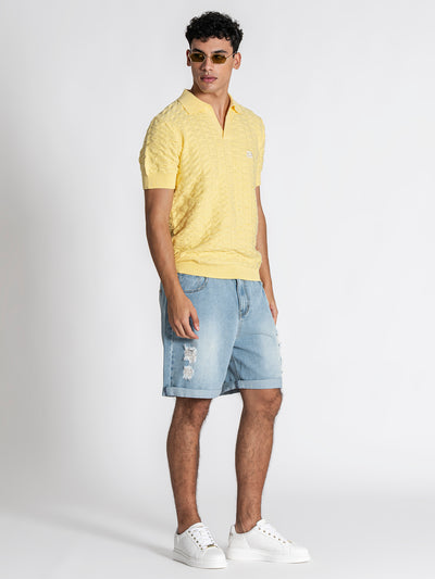polos / Yellow GK Knit Polo