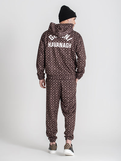 zip jackets / Brown Logomania Hoodie Jacket