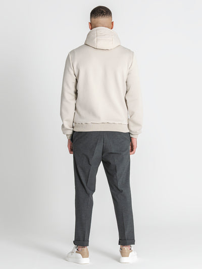 jackets / Beige Aero Hoodie Jacket