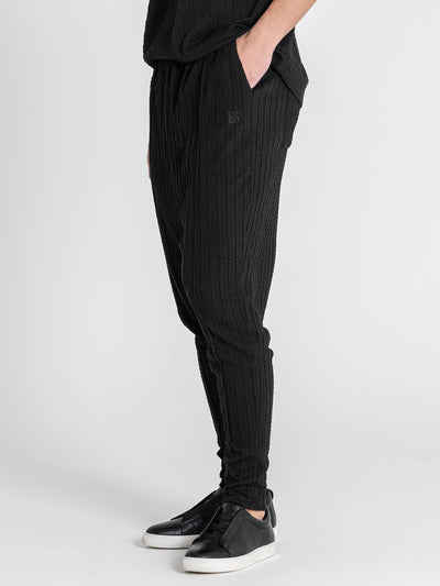 joggers / Black Tactile Joggers