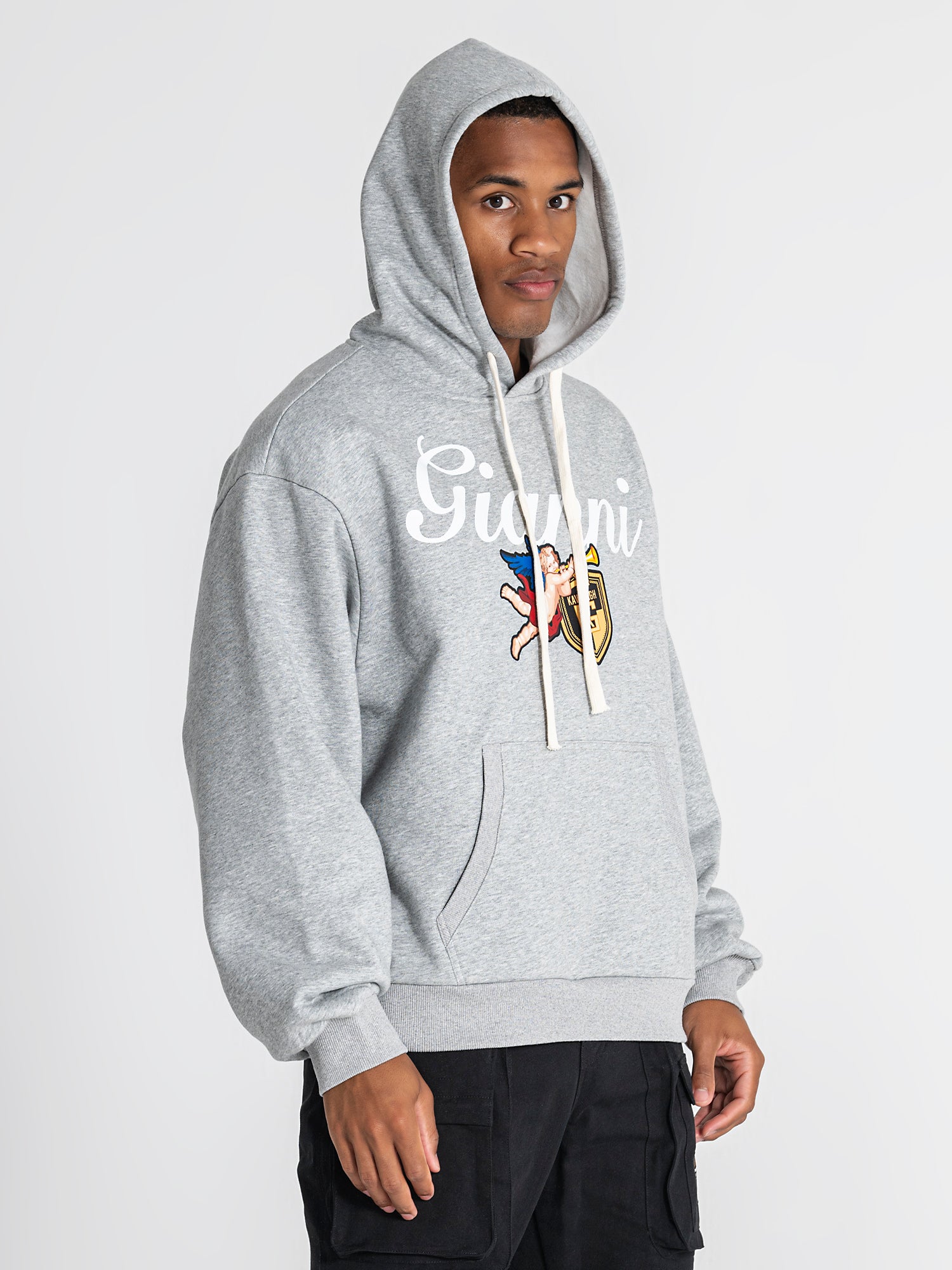 hoodies / Grey Melange Trumpet Hoodie