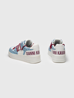 sneakers / Light Blue Bear Wrapped Sneakers