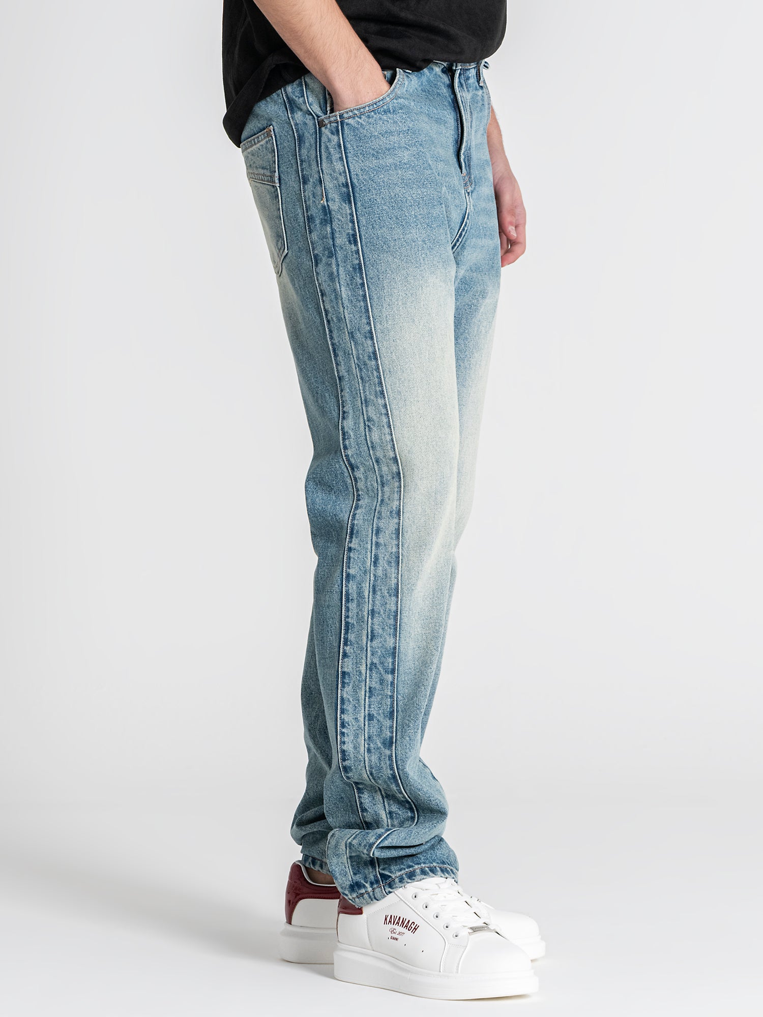jeans / Medium Blue Tape Jeans