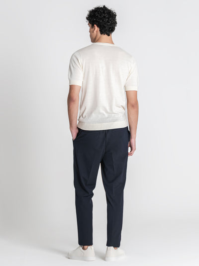t-shirts / White Soft Knit Tee