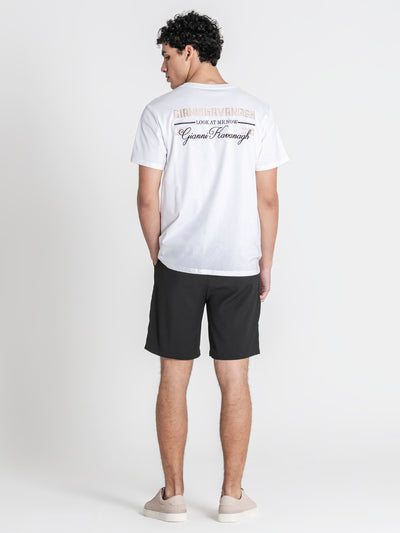t-shirts / White Look at me Tee