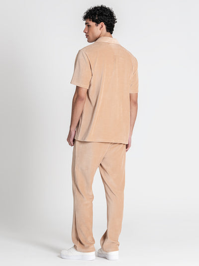 shirts / Taupe Surface Shirt