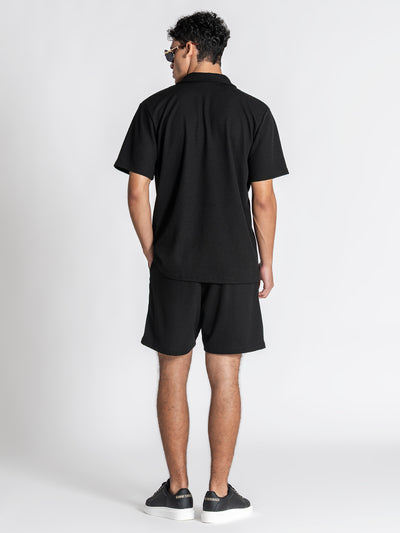 shirts / White Ripped Knit Polo