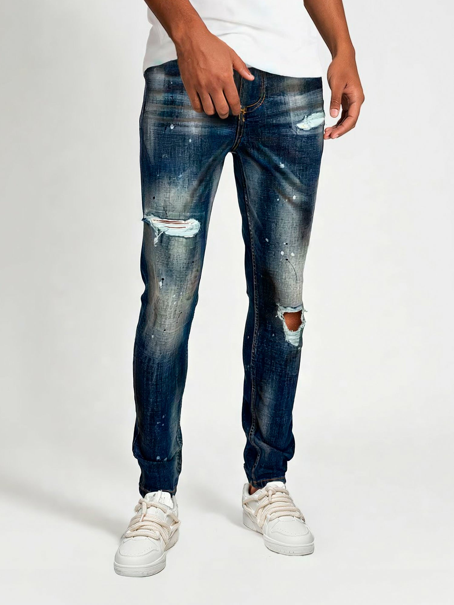 jeans / Dark Blue Smile Slim Fit Jeans