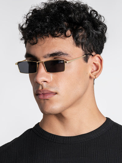 sunglasses / Black Rectangle Sunglasses