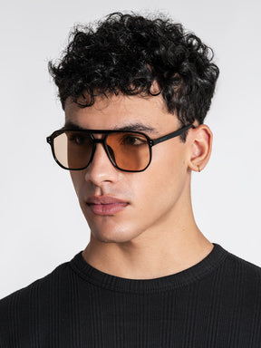 sunglasses / Peach Pilot Sunglasses