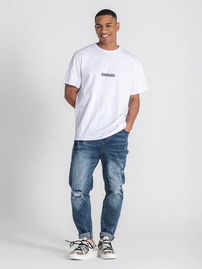 t-shirts / White X-Teddy Oversized Tee