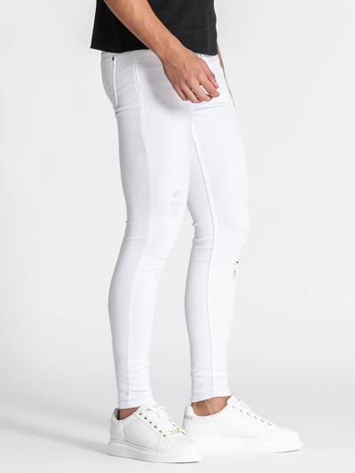 jeans / White Core Destroyed Jeans