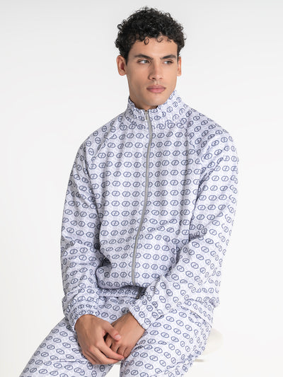 zip jackets / White GG Mania Zip Jacket