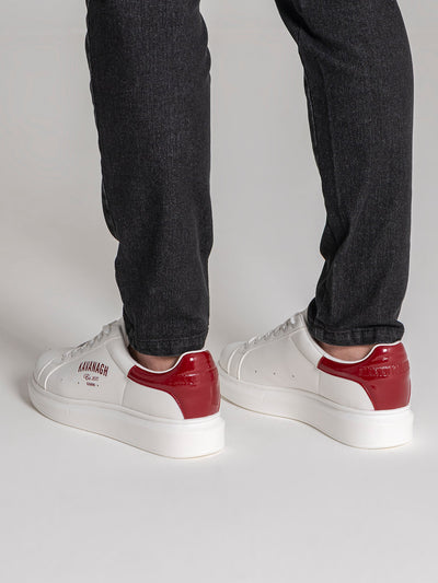 sneakers / Red Statement Sneakers