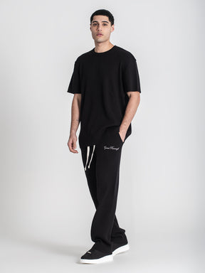 t-shirts / Black Identity Knit Tee