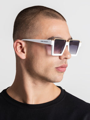 sunglasses / White Visionary Sunglasses