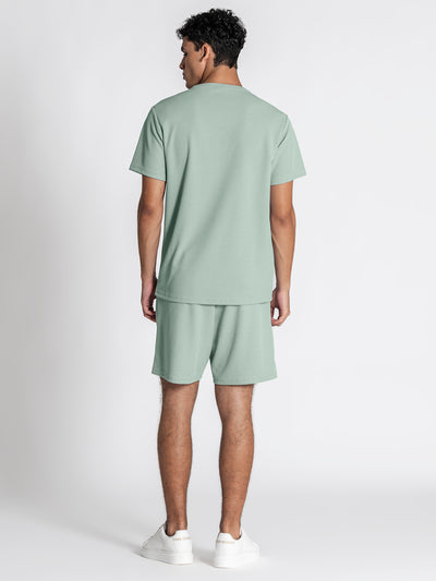 t-shirts / Pink Retro Vibes Knit Polo