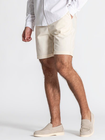 shorts / Beige GG Linen Shorts