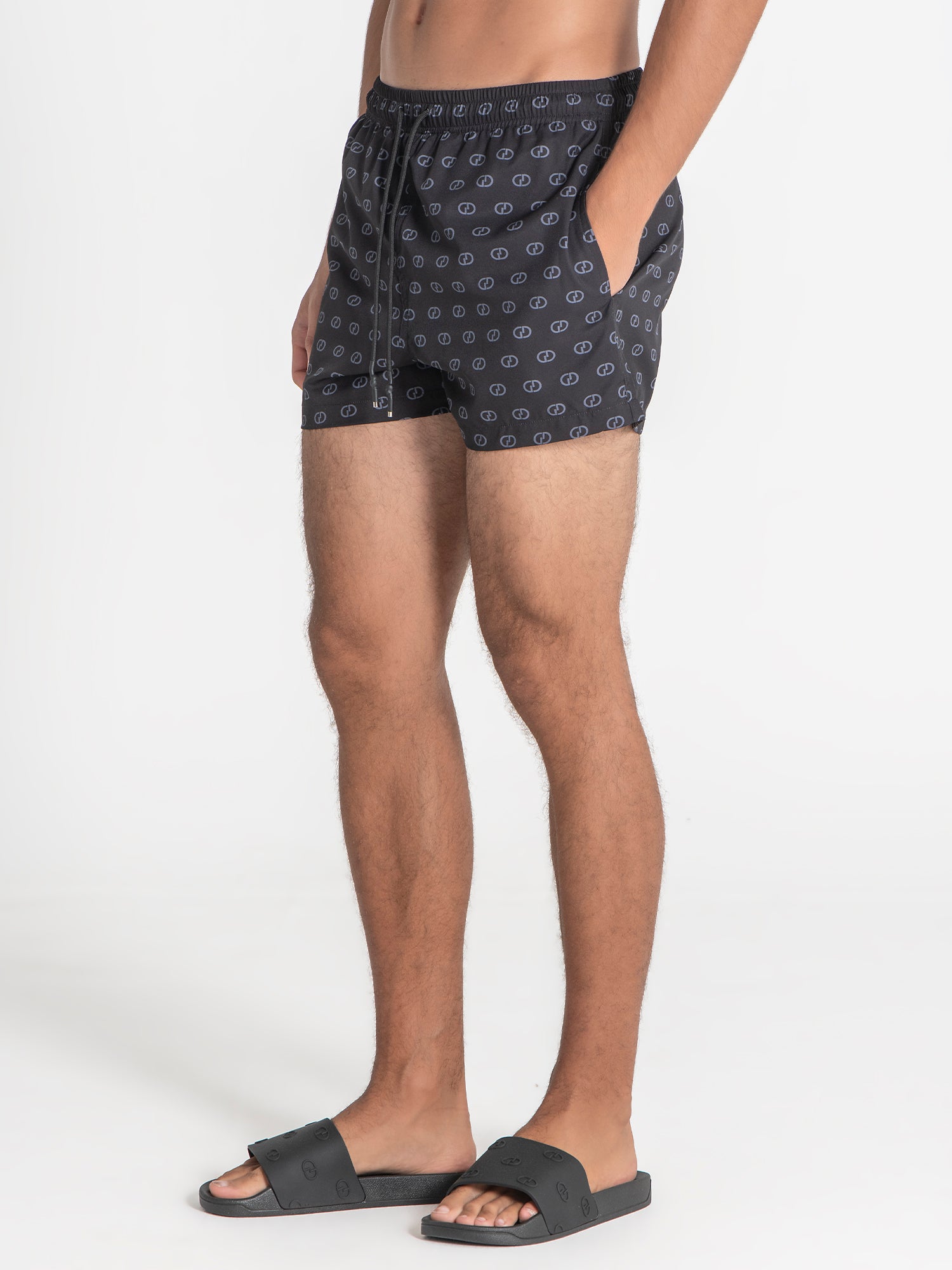 swimshorts / Black GG Mania Swimshorts