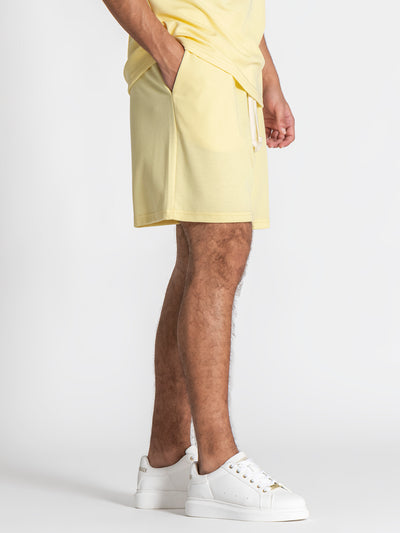 shorts / Yellow Grid Shorts