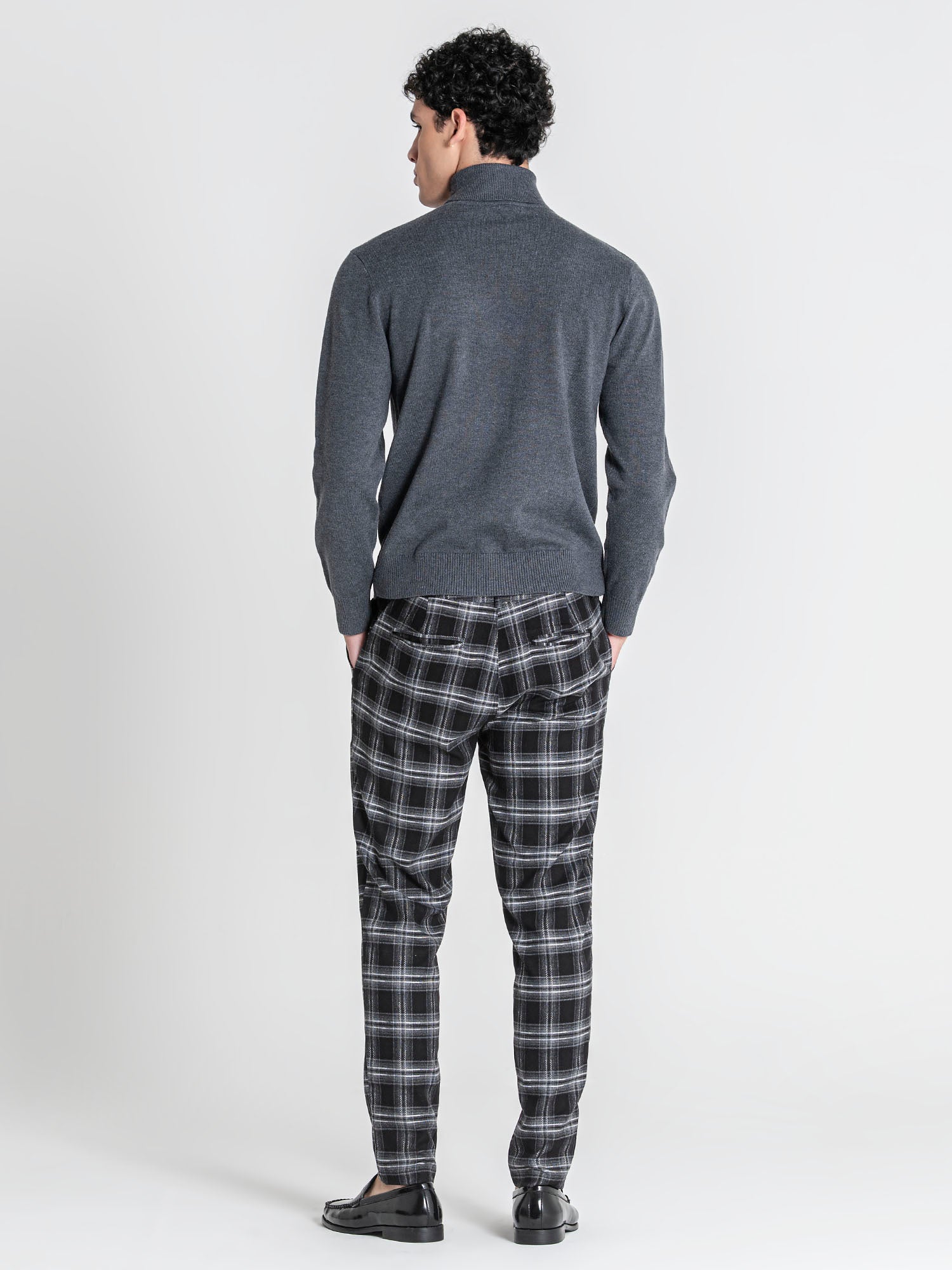 sweats / Grey Soft Knit Turtleneck