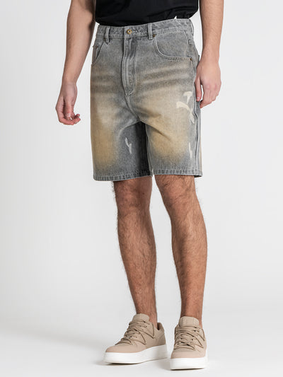 shorts / Grey Vintage Denim Shorts
