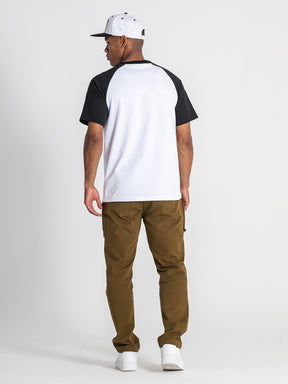 t-shirts / White Trumpet Raglan Tee