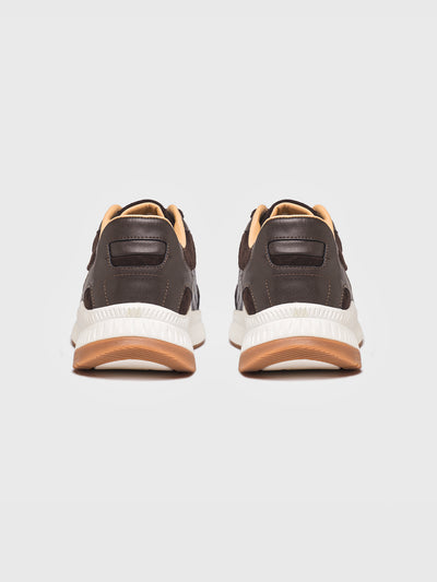 sneakers / Brown Tangled Sneakers