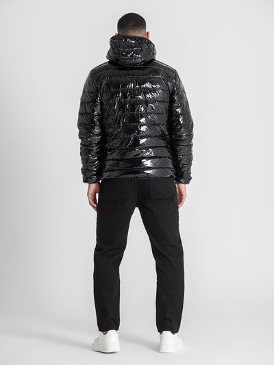 jackets / Black Loop Hoodie Jacket