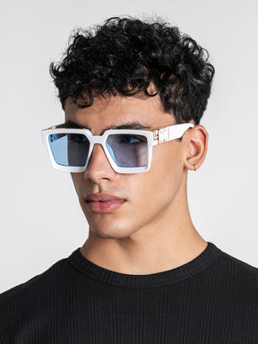 sunglasses / White Square Sunglasses