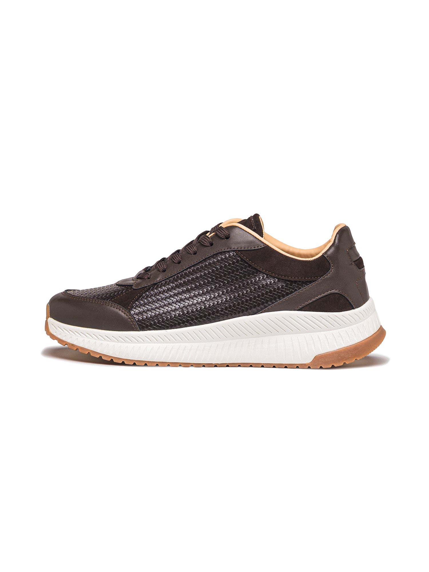 sneakers / Brown Tangled Sneakers