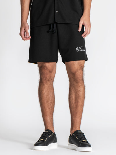 shorts / Beige Insignia Satin Shirt