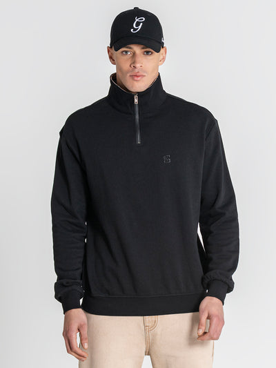 sweats / Black British Zip Sweat