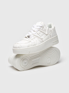 sneakers / White Majestic Wrapped Sneakers