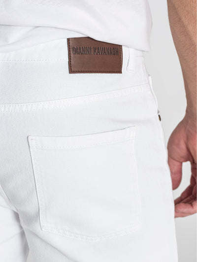 jeans / White Straight-Leg Jeans